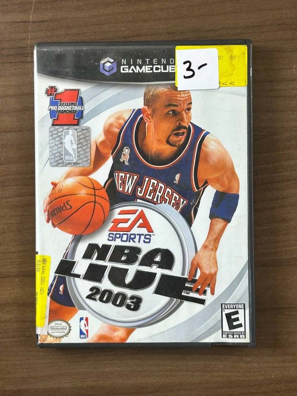 NBA Live 2003 Nintendo GameCube Disc Case Insert EA Sports 2002 NTSC-U/C
